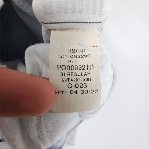 ABERCROMBIE 90s High Rise Relaxed Jean Shorts Clean Girl Raw Hem Light Denim Y2k - Picture 9 of 9